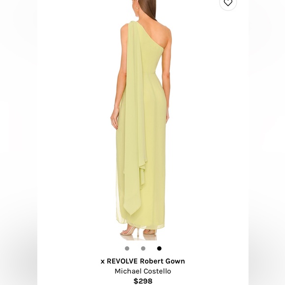 NWT-Michael Costello Revolve Robert Gown - Picture 4 of 4